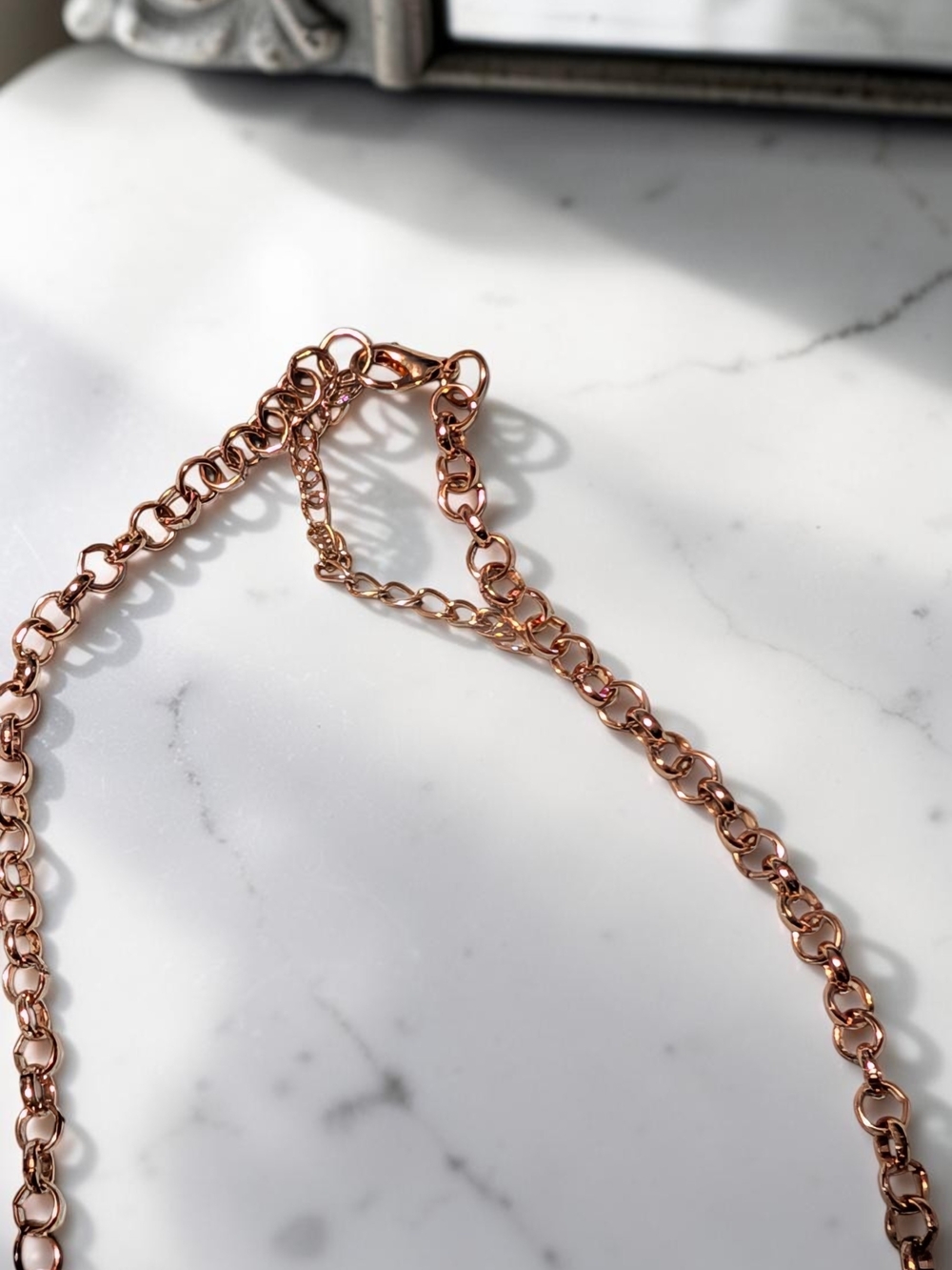 Fashion Jewelry Rose Gold Beaded Cluster Statement Necklace (NWOT) - Picture 4 of 4